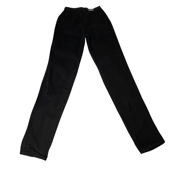 Vintage Rockies USA High Rise Black Denim Western Jeans Size 9/10 Bareback - Picture 4 of 9